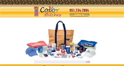 Desktop Screenshot of colorstitches.com